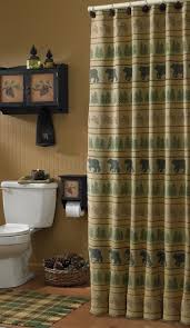 Black Bear Shower Curtain Hooks Bear Tracks Shower Curtain 72 X 72 Rustic Shower Curtains Cabin Shower Curtain Shower Curtain