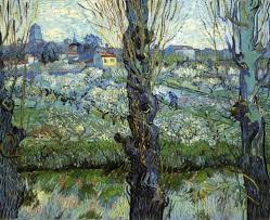 Orchard In Bloom With Poplars Vincent Van Gogh 1889 Van Gogh Art Artist Van Gogh Vincent Van Gogh Paintings