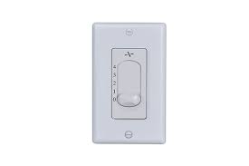 Progress lighting universal (4) speed ceiling fan wall control with wall plate cover. Ceiling Fan Wall Control Rp Lighting Fans