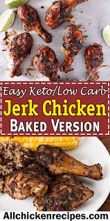 Keto Jerk Chicken Easy Low Carb Jamaican Jerk Chicken Recipe Easy Chicken Dinner Recipes Low Carb Diet Recipes Easy Chicken Recipes