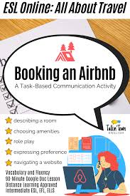Esl Booking An Airbnb Booking A Room Fluency Role Play Activity Efl Ells In 2020 Esl Lesson Plans Esl Lessons Communication Activities