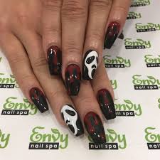 Black And Red Coffin Nails Pin On Halloween The Extreme