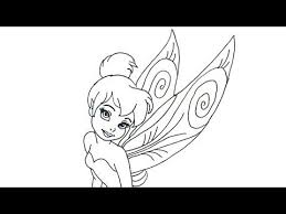 رسم تنه ورنه للمبتدئين رسم تنكر بيل من ديزنى how to draw tinker bell from disney step by step youtube drawings tinkerbell animal tattoo