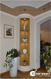 Abgerundete Ecknische Mit Regalfunktion In 2020 Trockenbau Regal Malerarbeiten