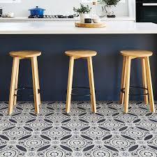 Floorpops Sienna Peel And Stick Floor Tiles 12 In X 12 In Qty Of 20 Tiles 20 Sq Ft Tfp2484 The Home Peel And Stick Floor Stick On Tiles Vinyl Flooring