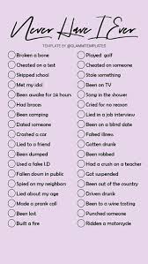 Never Have I Ever Questions Funny Never Have Ever Questions Funny Never Have I Ever In 2020 Gender Reveal Party Games Reveal Party Games This Or That Questions