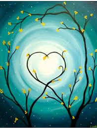 Love This With Images Art Painting Wine And Canvas Night Painting
