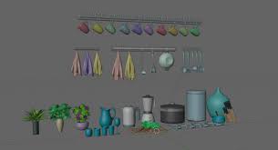 Download over 170 free blender templates! Free Furniture Kitchen Assets For Blender Blender 3d Architect