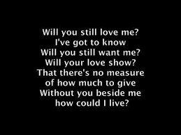 Would you still love me the same. Kai Will You Still Love Me Lyrics On Screen Youtube