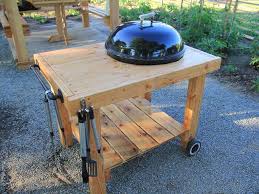 Diy Weber Grill Cart Bbq Station Grill Cart Weber Grill Cart Weber Grill Table