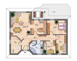 Bungalows Deko Hausbau Gmbh Bungalow Grundriss Mit Garage Bungalow Bungalows Deko Gara Backyard House Home Design Floor Plans Home Design Magazines