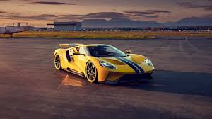 Download 1366x768 Wallpaper Yellow Ford Gt 2020 Tablet Laptop 1366x768 Hd Image Background 24546