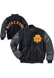 Notre Dame Letterman S Jacket Google Search Notre Dame University Notre Dame Apparel Football Outfits