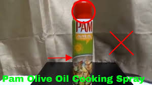 How To Use Pam Olive Oil Cooking Spray Review Youtube