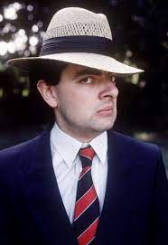 Rowan Atkinson Wearing A Hat Johnny English Mr Bean Comedy Actors
