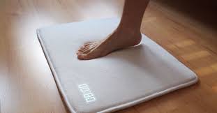 The Ruggie Floor Mat Alarm Won T Stop Until You Step On It With Images Alarm Clock Minimalist Alarm Clock Clock