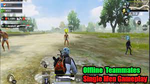 Pubg Mobile Gameplay Offline Teammates Gameplay Pubg Mobile Offline Gameplay Mobile