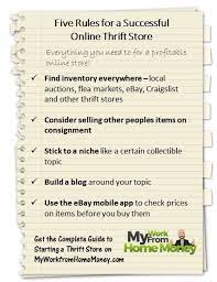 Grocery store business plan sample template; 5 Rules To Start A Thrift Store Online