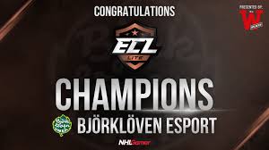 Always available, free & fast download. Bjorkloven Esport Is Your Ecl 11 Lite Champion Ecl Nhlgamer