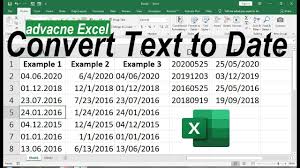 Convert Text To Date In Excel In 2020 Excel Dating Converter