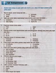 Sesuai dengan waktu atlet berlatihe. Good Contoh Soal Essay Penjaskes Kelas 7 Beserta Jawabannya