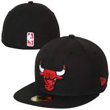 Mens Chicago Bulls Black Team Logo 59fifty Fitted Hat Fitted Hats Chicago Bulls Hat Chicago Bulls