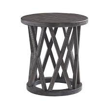 Signature Design By Ashley Sharzane Round End Table Walmart Com End Tables Patio Side Table Table