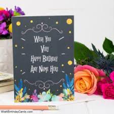 Jun 18, 2020 · sharing a laugh in a funny birthday card is a great way to personalize a card for someone you know well. Awesome Birthday Cards For Men With Name Online Greeting Card