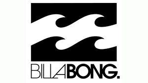 Black And White Brand Wave Logo Outdoor Extreme Vacation Adventures Surf Logo Billabong Surfing