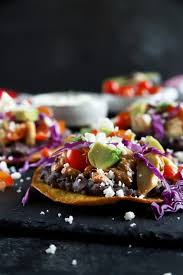 Toss a few times during the marinating process. Pollo Asado Chicken Tostadas With Black Beans Cake N Knife