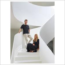 The Danish entrepreneur @madsveiby and his wife @rikke.veiby inside their  stunning Villa Gug masterfully designed by @bjarkeingels @big_builds  photographed for @archdigest 🙏🏻 @amyastley @michaelsshome text by  @samuelcochran 📸 @thomasloof ...