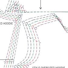 Oversize Hoodie Pdf Sewing Pattern Sizes Xs S M L Xl