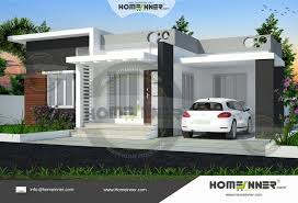Small 3 Bedroom House Plan Is The New Contemporary Style House Design From Homeinner Desi Kerala House Design Modern Exterior House Designs Bedroom House Plans