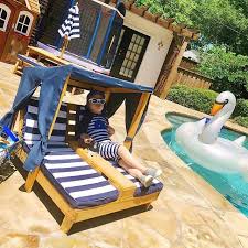 There's room for two friends to kick back and relax. Kidkraft Double Lounge Chair Off 51
