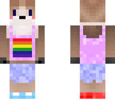 Rainbow Otter Minecraft Skin Minecraft Skin Otters Minecraft