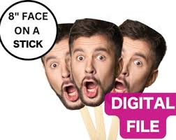 Personalized Graduation Face Centerpieces, Face