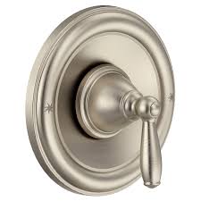 Calcium / mineral deposits build up. Moen Brushed Nickel Lever Shower Handle In The Shower Faucets Department At Lowes Com