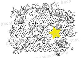 Fun coloring book for adults! Printable Coloring Pages For Adults Cuss Words Coloring And Drawing
