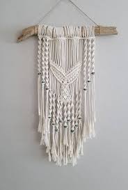 I love that this '70s trend has come back with such an injection of creativity! Macrame Whale Tail Wall Hanging Macrame Wall Art Macrame Patterns Driftwood Macrame