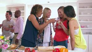 Created by angel manuel soto. Group Of Mature Friends Enjoying Dinner Party Shot On R3d 1282257 Stock Video At Vecteezy
