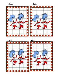 dr seuss thing one thing two accomplishment chart behavior chart