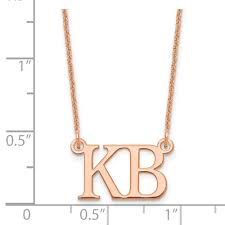 See previous earnings releases here. 14k 10k Yellow Rose White Gold Silver Two Letter Initial Necklace Ckl International