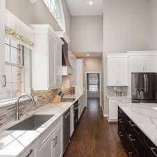 Browse our range of quality kitchen units at b&q including base and wall cabinets. Modern White Gray Subway Marble Backsplash Tile