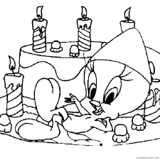 If you're a lover of wildlife, and enjoy watching all of the birds and insects your flowers attract, then you should be aware of the color that birds avoid. Tweety Bird Coloring Pages Birthday Cake Coloring4free Coloring4free Com