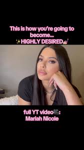 New video is live !! 🎥Mariah Nicole ✨💅🏼 #standinonbusiness #datingcoach  #datingapp #howtomakehimloveyou #fyp