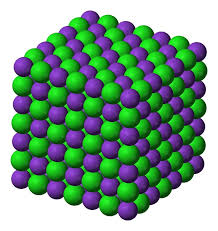 Potassium Chloride Molecule Crystal Lattice Structure Chemistry Potassium
