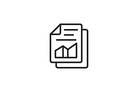 Download Report Paper Line Icon Graphic By Demolabid Creative Fabrica PSD Mockup Templates