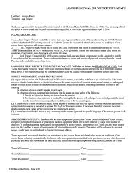 But this should be done in writing. Wisconsin Lease Renewal Or Notice To Vacate Ezlandlordforms