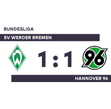 Compare form, standings position and many match statistics. Sv Werder Bremen Hannover 96 Unentschieden Gebre Selassie Verhindert Die Niederlage Bundesliga Welt