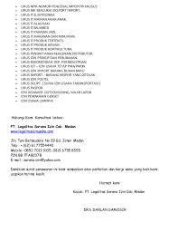 Contoh surat penawaran sangat banyak, mulai dari surat penawaran jasa, barang, dan kerjasama. Surat Penawaran Pengurusan Izin Usaha Dan Izin Import Medan Sumater